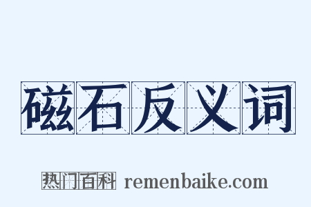 磁石反义词是什么意思的图片